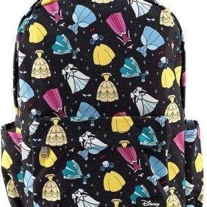 Loungefly Disney Princess Dresses All Over Print Nylon Backpack